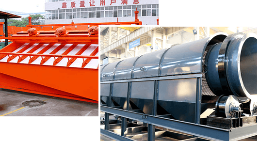 Ore washing and screening